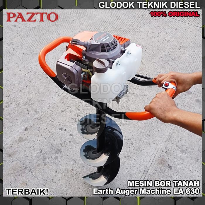 Jual Mesin Bor Lubang Tanah Biopori Earth Auger Drill 63 cc + Mata ...