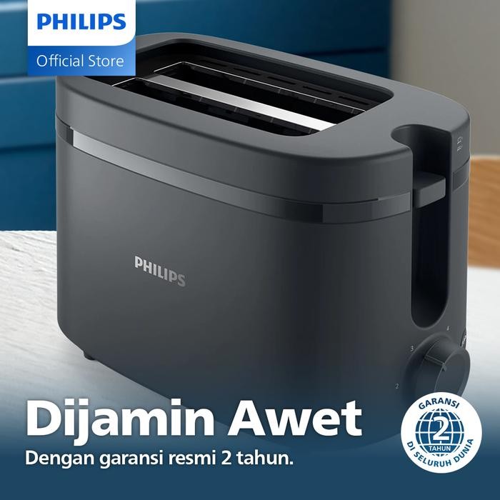 Jual Toaster Philips - HD2510/90 Hitam - Philips Pemanggang Roti ...