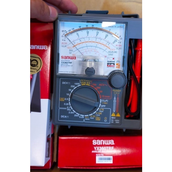 Jual Avometer Multitester Sanwa Yx 360 Trf Original Japan Multimeter ...