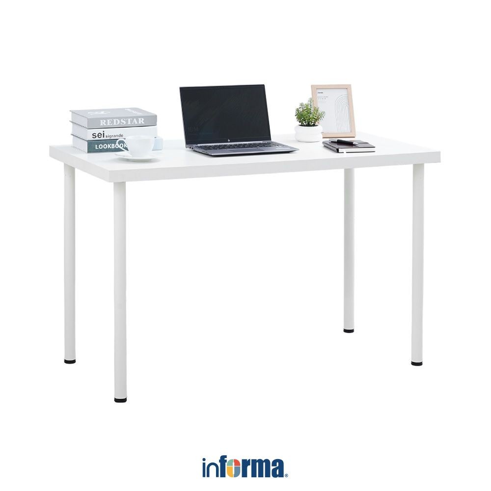 Jual Informa Berka 120 cm Meja Kantor - Putih Office Table Furnitur ...
