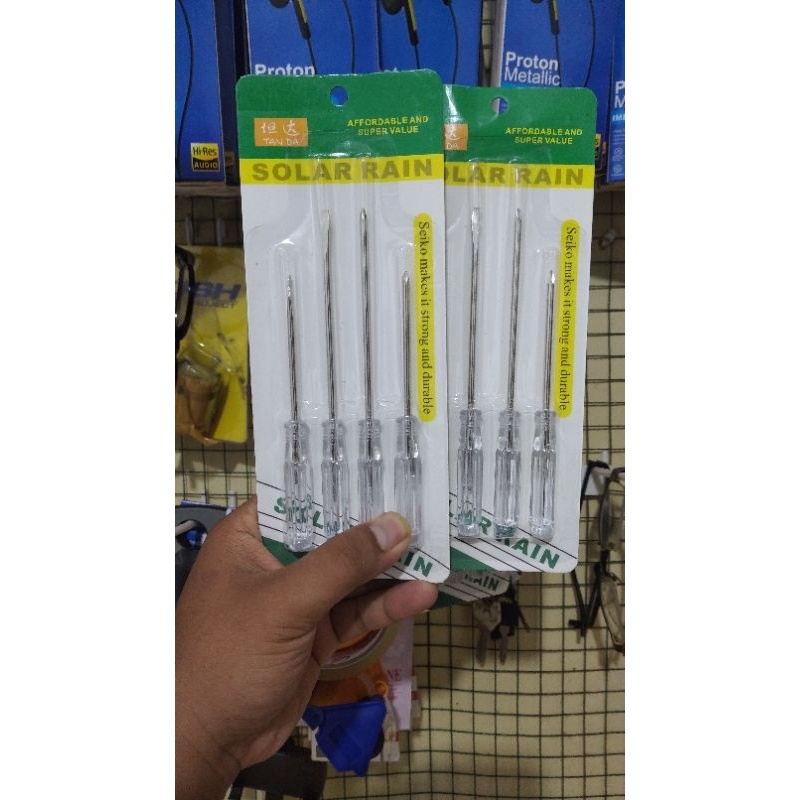 Jual Obeng Set 4 Pcs Obeng Minus Obeng Plus Set Obeng Komplit Obeng ...