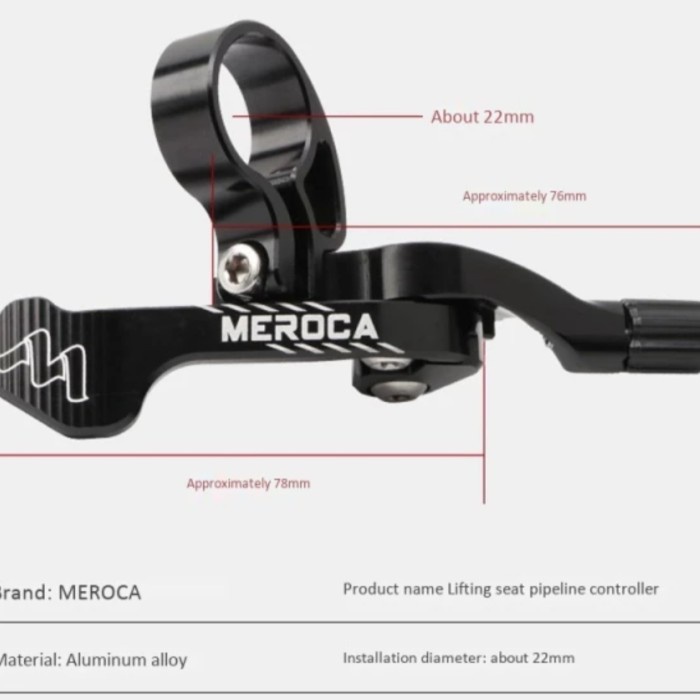 Jual Meroca Remote Dropper Seatpost Hydraulic remote Dropper Lever ...