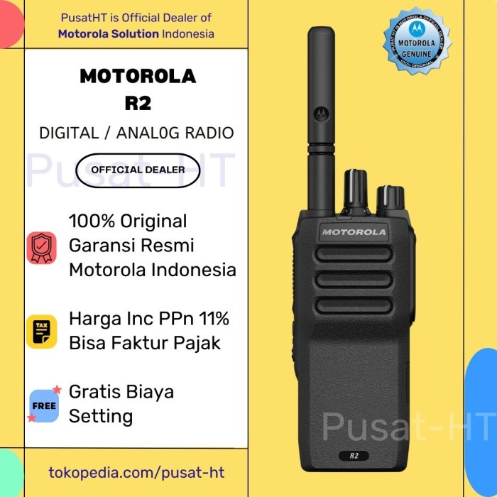 Jual Radio HT Digital Motorola R2 ( Ex. P3688 P 3688 ) VHF / UHF ...