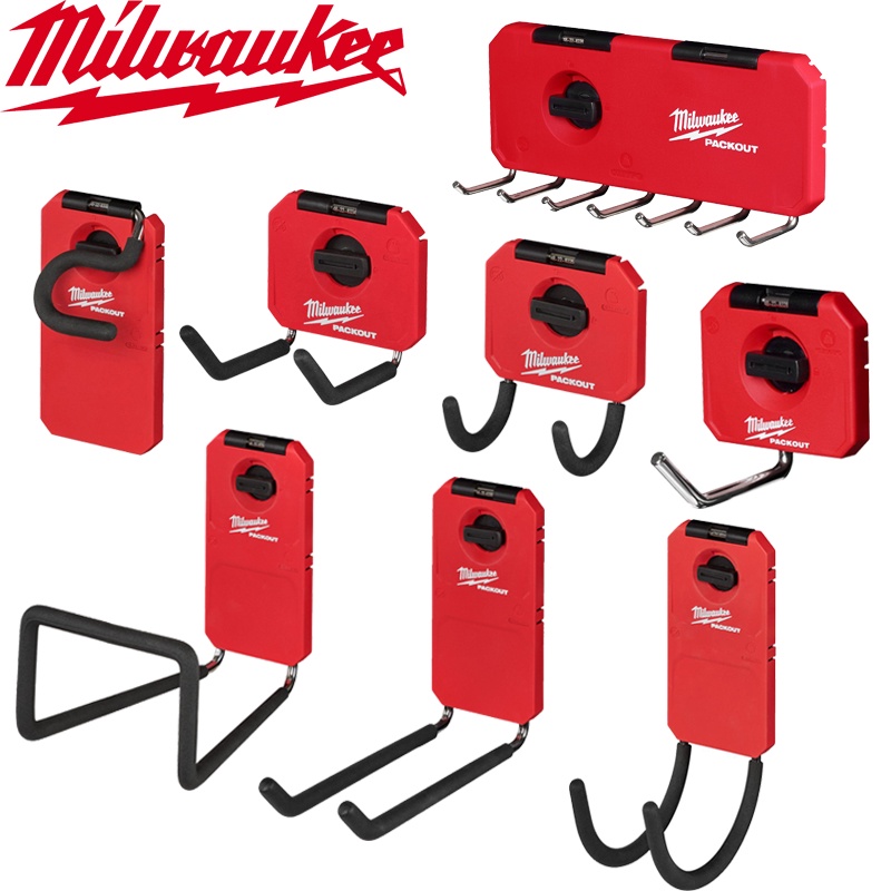 Jual Milwaukee PACKOUT™ Hook Rack Straight Hook Curved Hook S-Hook ...