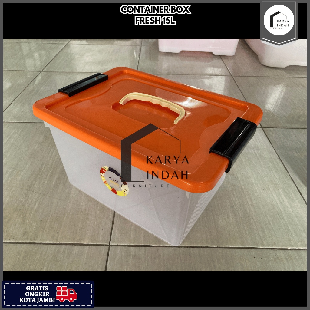 Jual Discount Container Box Ezy Box Lemony Plastic - Tempat Penyimpanan ...