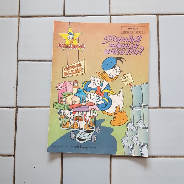 Jual |MJL| Komik Donal Bebek AWD Album Walt Disney 604 Ada nama ...