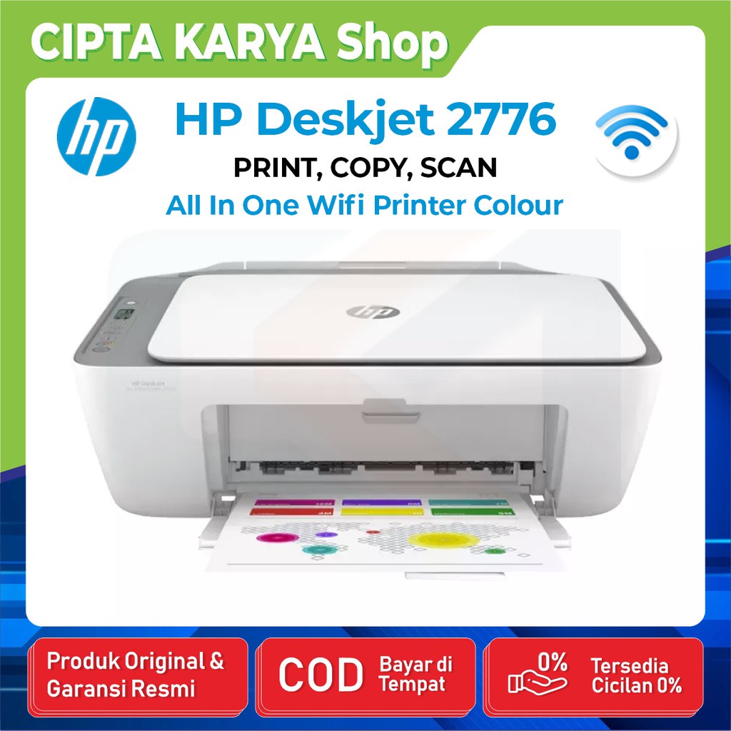 Jual HP Deskjet Ink Advantage 2876 All In One Printer (Print, Scan ...