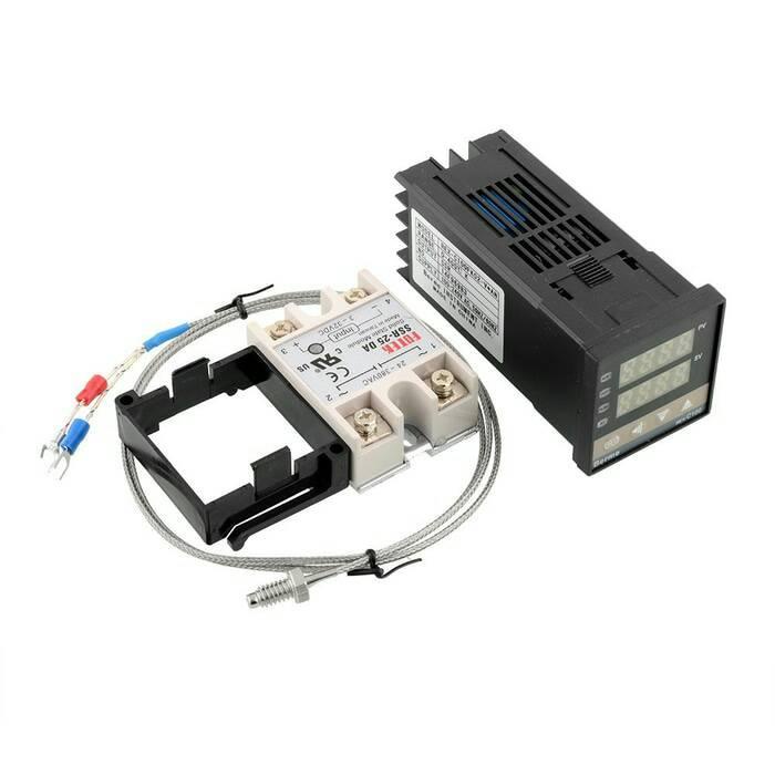 Jual Rkc Rex-C100 Digital Pid Temperature Controller Kit Dan Ssr 25A ...