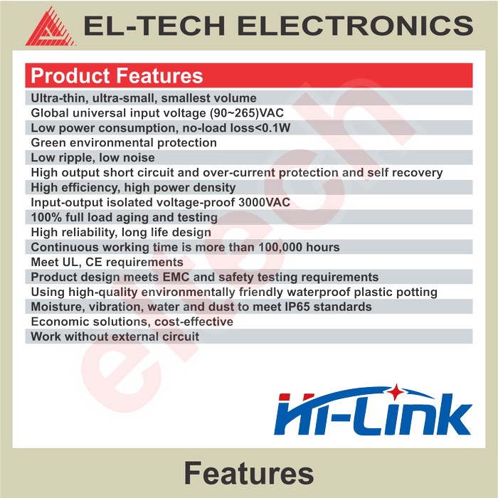 Jual HI-LINK 3.3V 5V 9V 12V 24V HI LINK LING HLK AC to DC Isolation ...