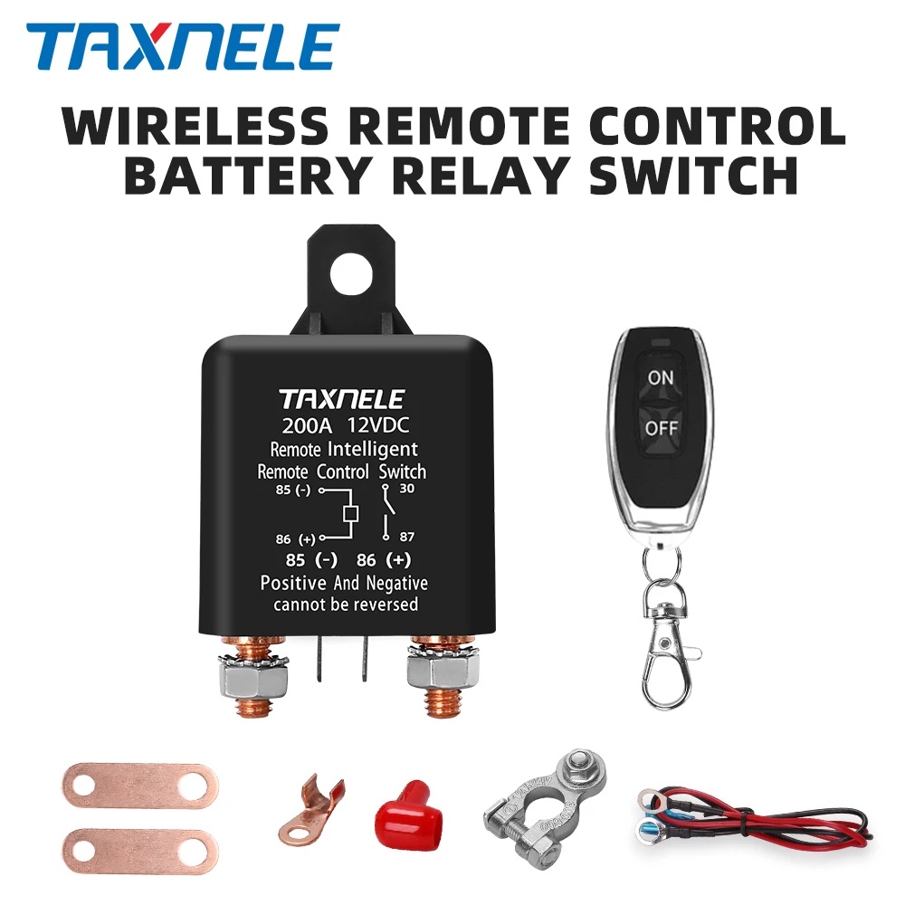Jual Universal Battery Switch Relay Wireless Remote Control Disconnect ...