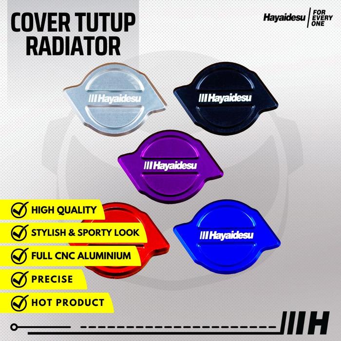Jual Hayaidesu Radiator Cap Cover CNC Anodize Model Blaze - COVER TUTUP ...