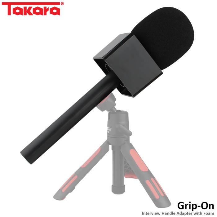 Jual Takara Grip-On Universal Interview Mic Handheld Handle Microphone ...