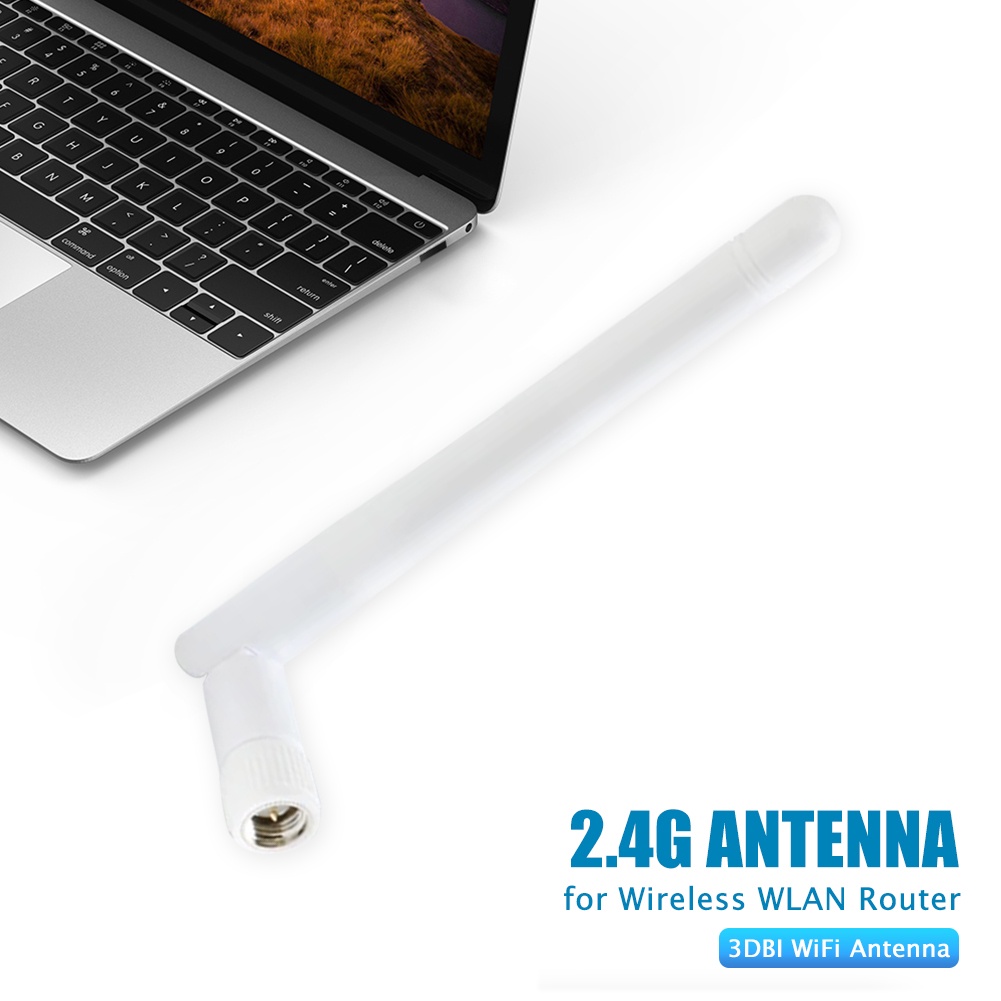 Jual 2.4G 3dBi Omni WIFI Antenna with SMA Male Plug Omni External WiFi ...