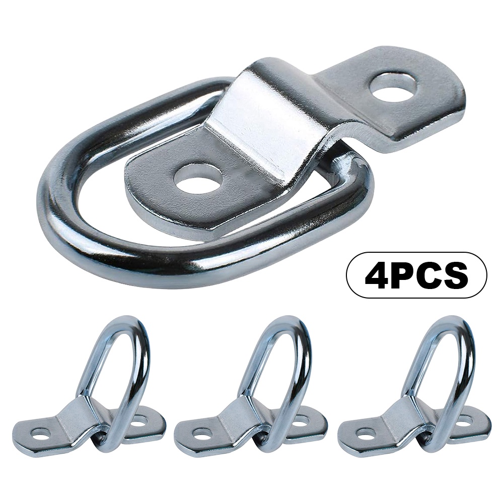 Jual 4Pcs 3/8 Trailer Anchor Rings 2400LBS Heavy Duty Anchor Lashing ...
