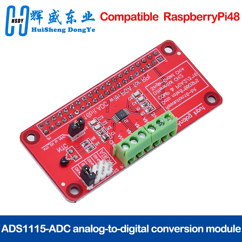 Jual SALE official 3.3V ADS1115 ADC Module for Raspberry Pi 3/2 / B ...
