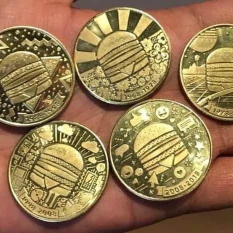 Jual utamajaya- coin mcdonalds koin mcd happy meal 50 years of big mac