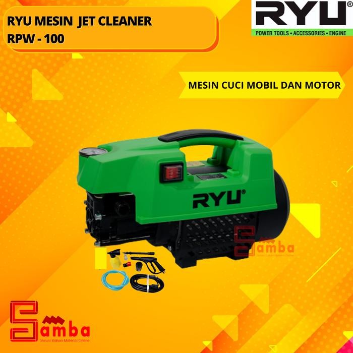 Jual TERBARU! RYU RPW 100 Mesin jet cleaner PRESSURE WASHER RPW100 ...