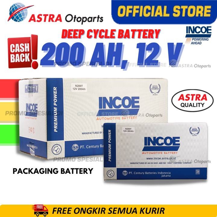 Jual Baterai / Aki INCOE PREMIUM 200 Ah - 12 Volt, Deep Cycle Battery ...