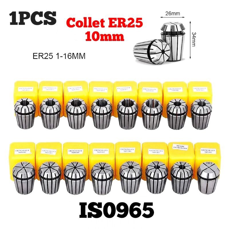 Jual 1pcs collet er25 10mm spring collet chuck bukan collet er32 oz25 ...