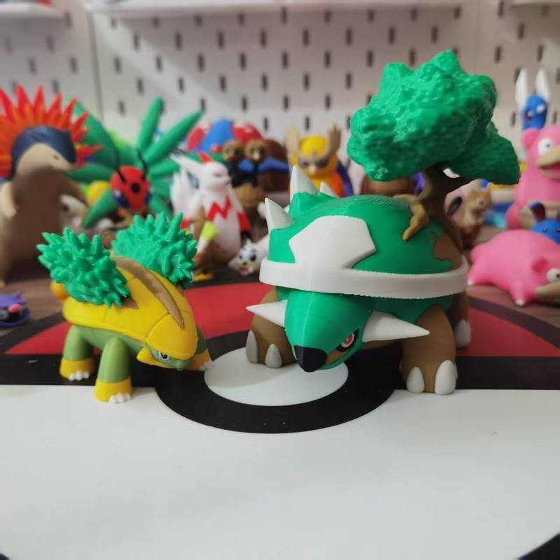 Jual Anime Pokemon Torterra Grotle Action Figure Proportion World 1:20 ...