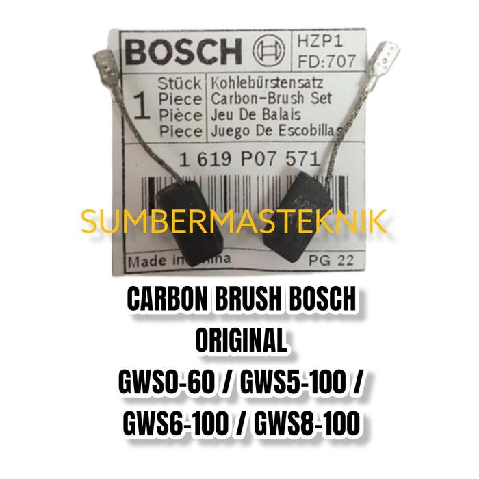 Carbon Brushes For Bosch GWS 580, 660, 670 Angle Grinders – ULFATEC Replacement (IB-07V103)