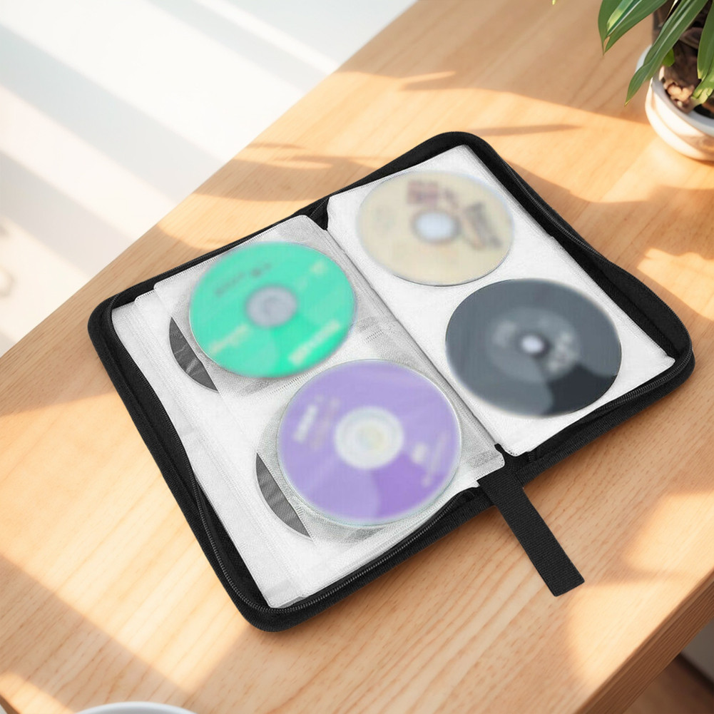 Jual Portable Zipper DVD CD Holder 80pcs Capacity Storage Pouch Bag ...