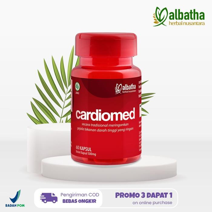 Cardiomed - Obat Darah Tinggi Herbal Penurun Tekanan Darah Tinggi dan Kesehatan Jantung