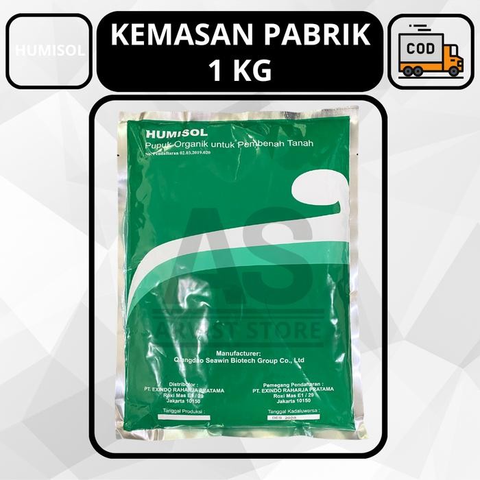 Jual HUMISOL Pupuk Organik dan Pembenah Tanah 1 Kg Asam Humat Humic ...