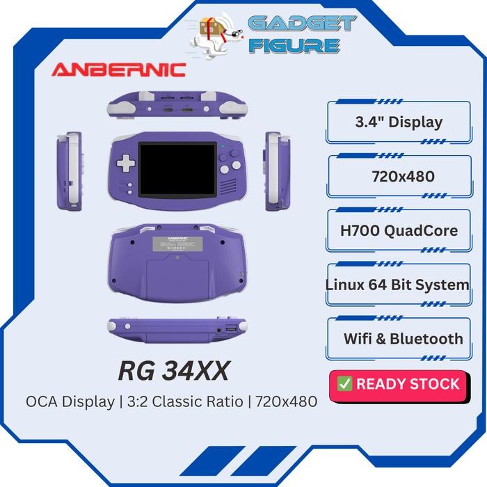 Jual Anbernic RG34XX RG 34XX 64gb Retro Handheld Portable IPS Screen ...