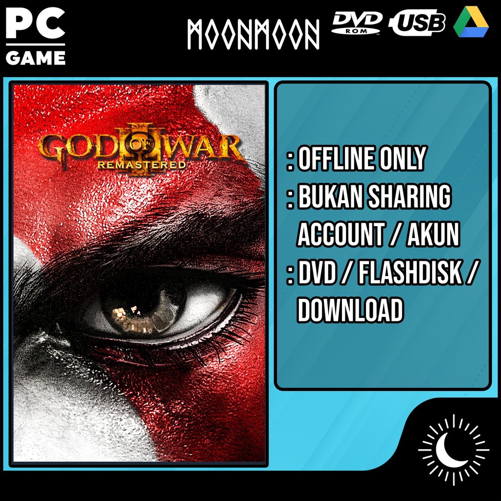 Jual God of War III Remastered / GOW 3 Remastered Native PC Port Game ...