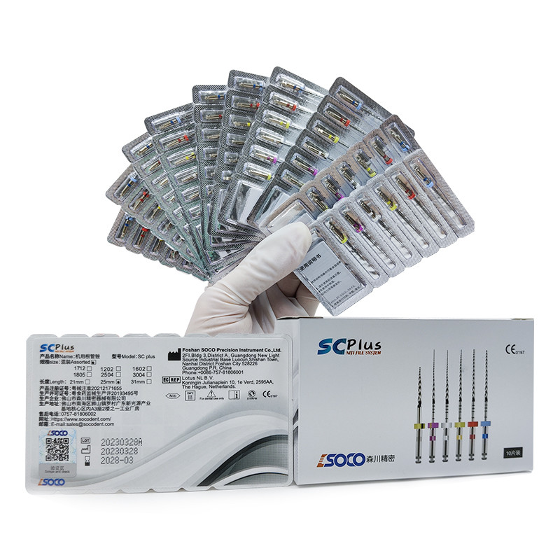 Jual SOCO PLUS COXO 5 Box Heat Activated Root Canal File 21/25/31mm ...