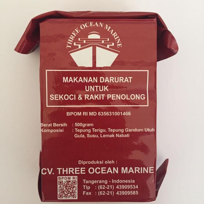 Jual Lifeboat / Liferaft Emergency Food Ration Three Ocean | Shopee ...