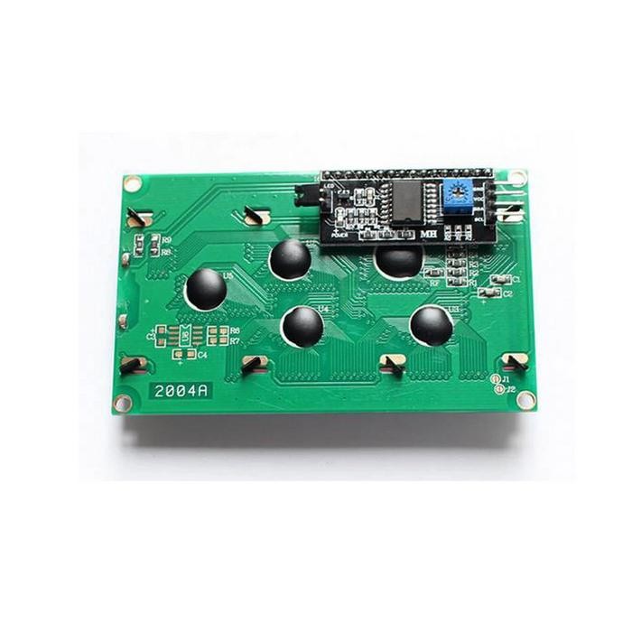 Jual LCD 20X4 GREEN BACKLIGHT WITH I2C MODULE | Shopee Indonesia