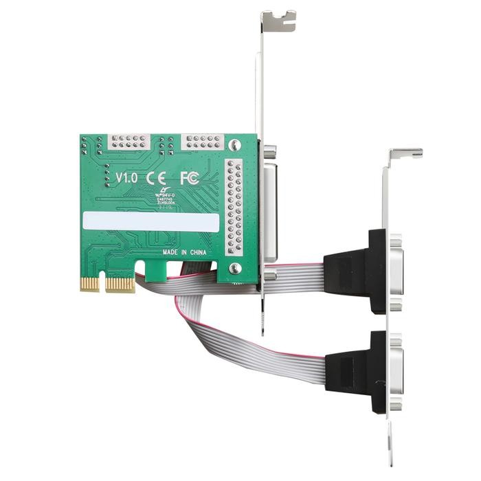 Jual PCIE PCI EXPRESS I/O CARD 2 SERIAL DB9 + 1 PARALEL DB25 CHIPSET ...