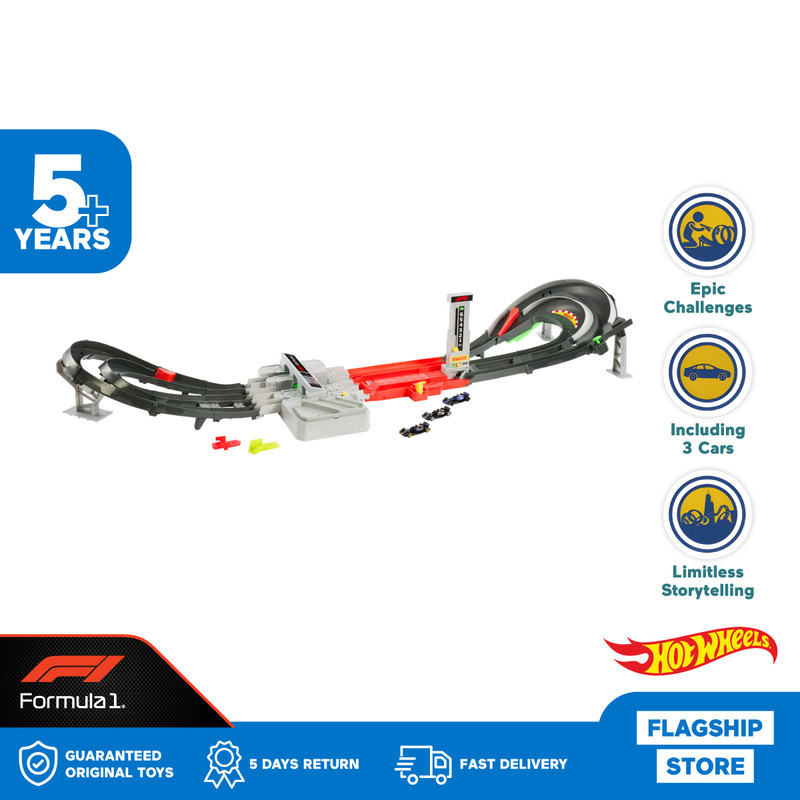 Jual Hot Wheels Racing Formula 1 Grand Prix Circuit - Mainan Trek Mobil ...