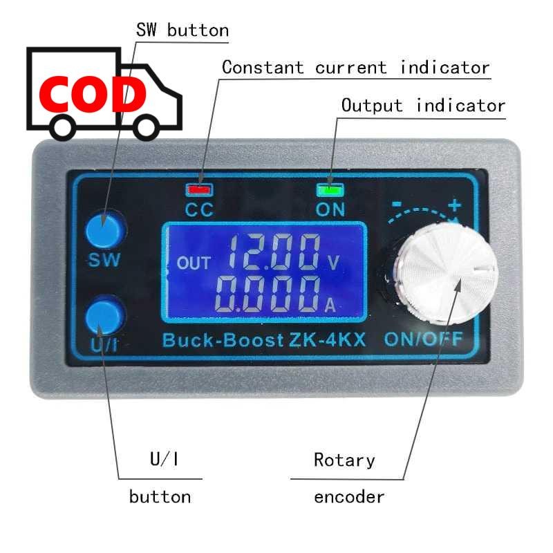 Jual Module DC Buck Boost Converter CC CV 30V 4A Programmable Power ...