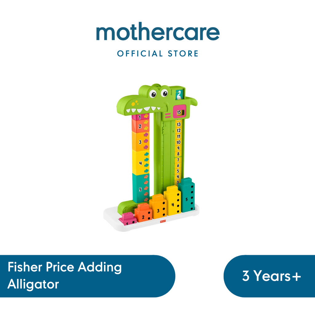 Jual [NEW ARRIVAL] Fisher Price Adding Alligator - Mainan Edukasi ...