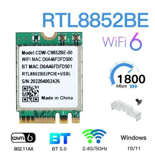 Jual WIFI 6 CARD WIRELESS REALTEK 8852BE RTL8852BE BT 5.0 NGFF 2230 AC ...