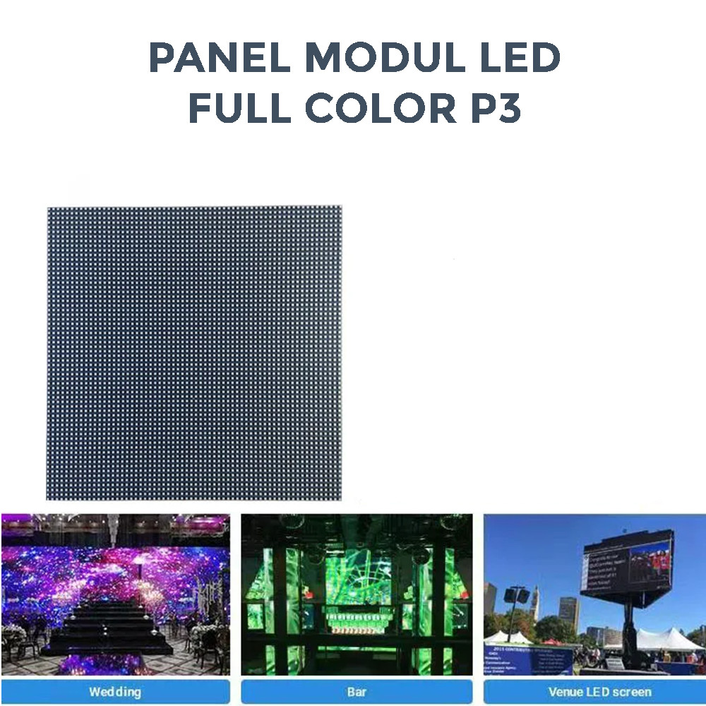 Jual Modul Panel LED RGB 2121 Layar Iklan Dalam Ruangan 64x64 Piksel ...