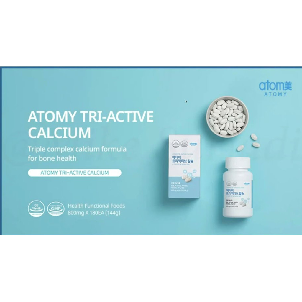 Jual ATOMY TRI ACTIVE CALCIUM isi 180 tablet | Shopee Indonesia