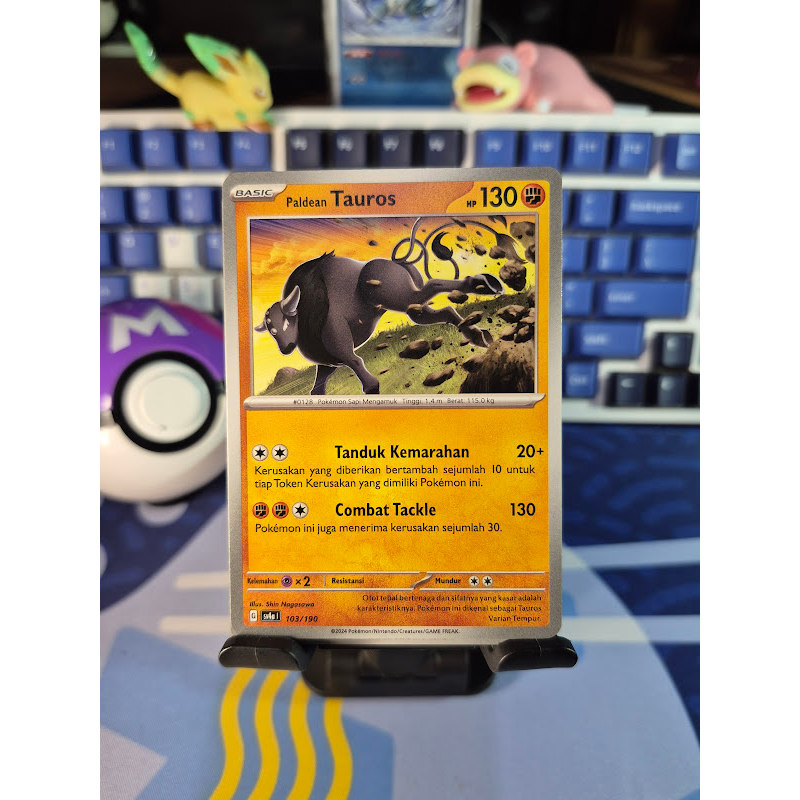Jual Paldean Tauros 103/190 C - Pokemon TCG Indonesian | Shopee Indonesia