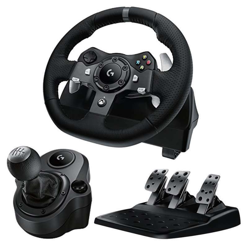 Jual Readyy Logitech G923 Driving Force Race Wheel With Shifter (Bundle ...