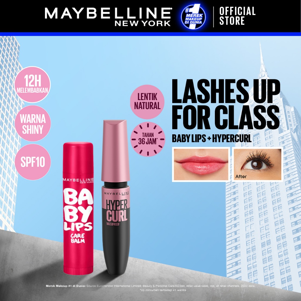 Jual MAYBELLINE OFFICIAL Class-Ready Kit Baby Lips + Compact Powder ...