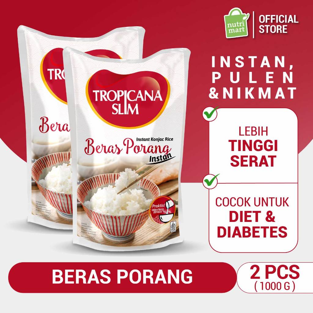 Jual Tropicana Slim Beras Porang Terlengkap & Harga Terbaru Juni 2026 ...