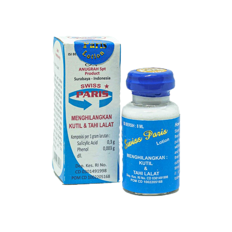 Jual Swiss Paris Lotion obat penghilang kutil dan obat penghilang tahi