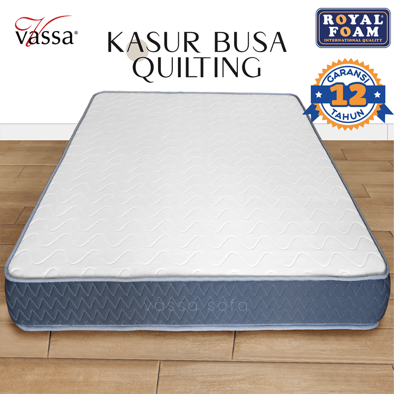 Jual kasur busa vassa quilting / premium 20 cm / Royal foam inside ...
