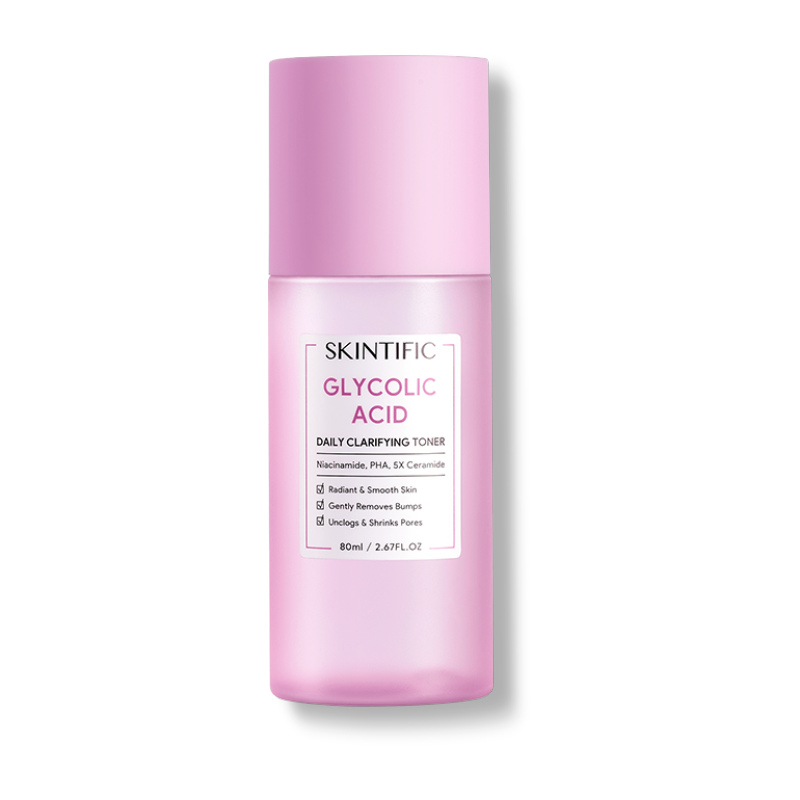 Jual [OFFICIAL] SKINTIFIC Glycolic Acid Exfoliating Brightening Daily Clarifying Toner 80ml