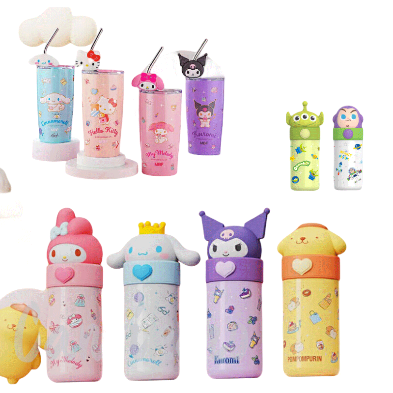 Jual Botol Minum Thermos Sanrio Toy Story Series Kuromi Cinnamoroll Lotso Melody Stainless Steel 2055