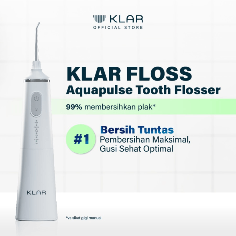 Jual KLAR Tooth Flosser Aquapulse Water Flosser Untuk Membersihkan
