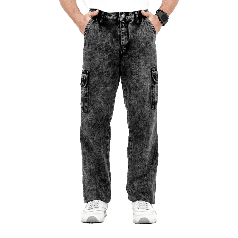 Jual Gizmo Celana Cargo Jeans Pria Loose fit Reguler Gombrong / Cargo